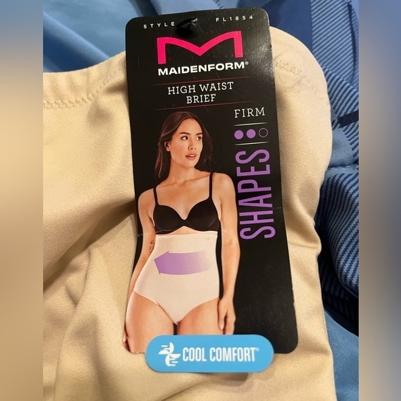 NWT Maidenform  Shaping Brief, Firm Control High Waist Shapewear, Cool Comfort - Picture 3 of 5